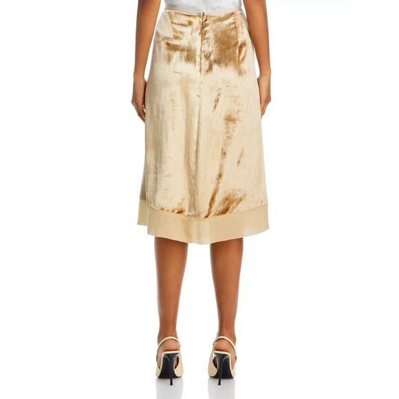 3.1 Phillip Lim Women's Skirt Sz 2 Velvet - Picture 3 of 9